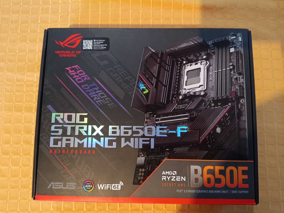 Placa Mãe (NOVA) ASUS ROG Strix B650E-F Gaming WiFi,