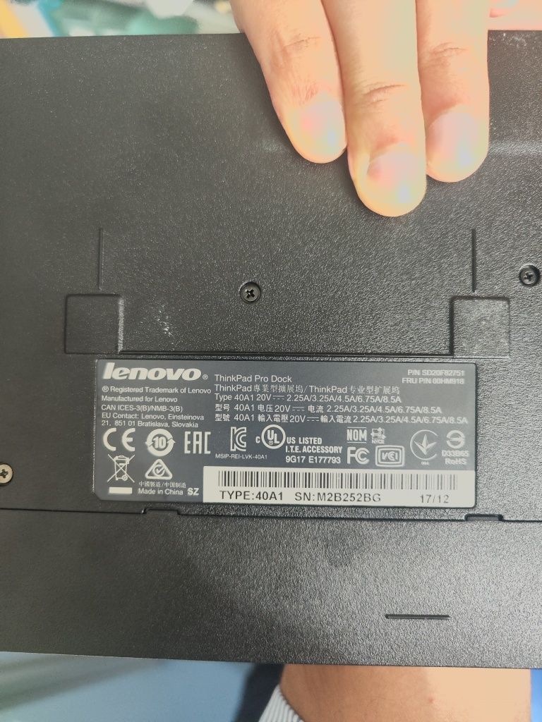 Lenovo ThinkPad Pro Dock 40A1 Dock Station