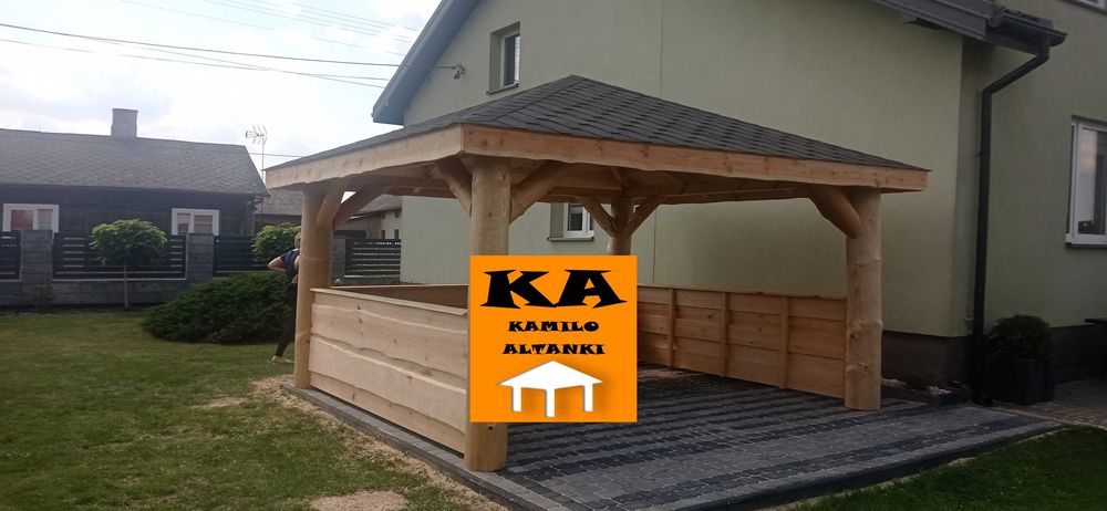 Altanka, Altana, Altanki, Altany na grubym balu ogrodowe