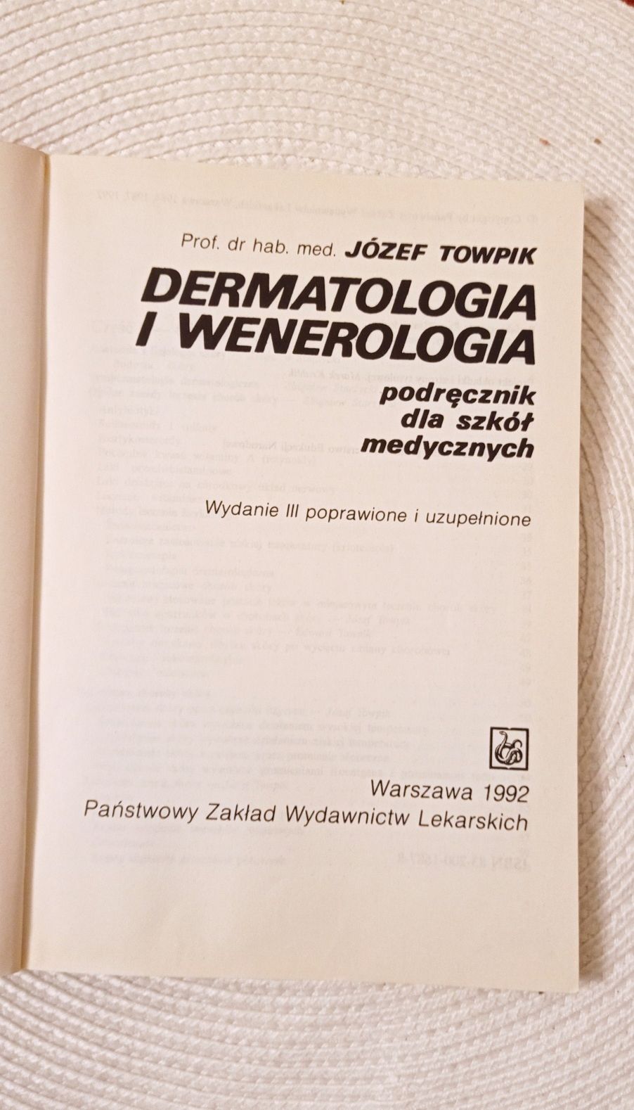 Dermatologia i wenerologia. Józef Towpik