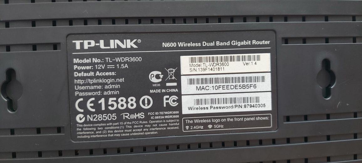 Router TP-LINK TL-WDR 3600