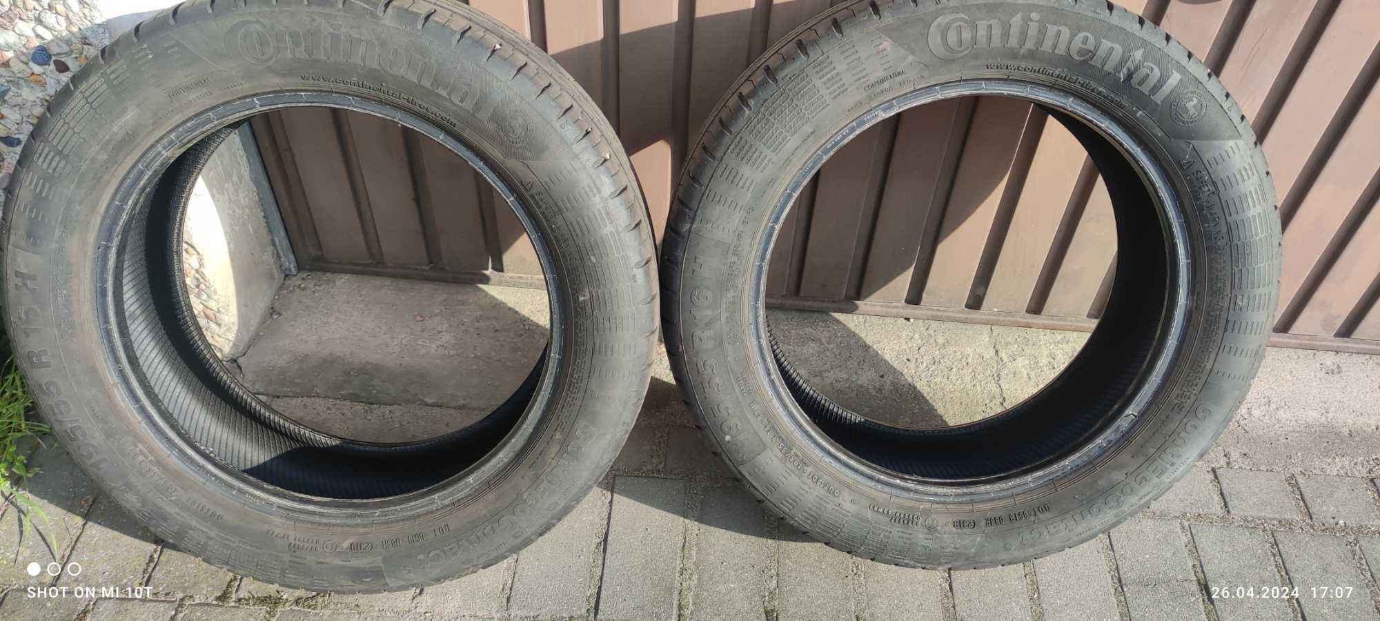 Opony letnie Continental 195/55/R16