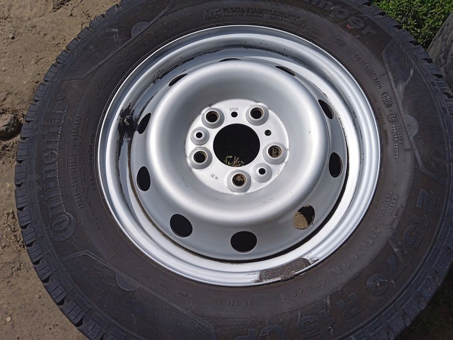 koła stalowe felgi 5x118 citroen jumper fiat ducato boxer opony 215/7