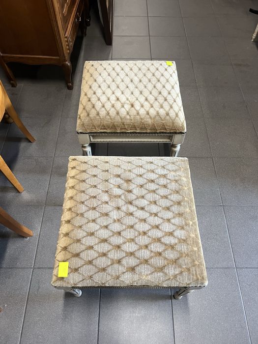 Stylowy taboret/podnóżek/2 szt