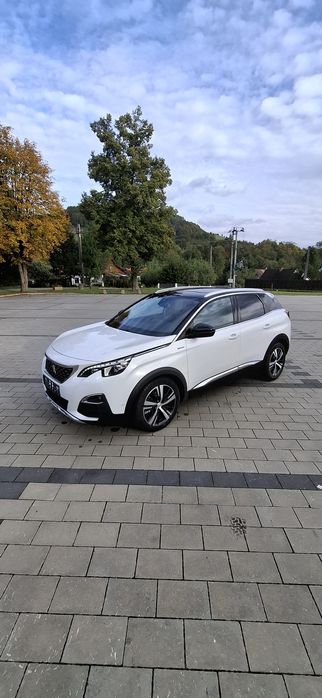 Peugeot 3008 1.6blue hdi GT line biała perła kamery 360