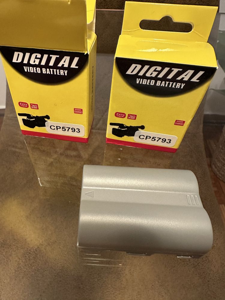 2 baterias recarregáveis EN-EL3E para nikon