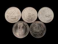 5 moedas de 100$ Comemorativas - (Conjunto 4€) #6