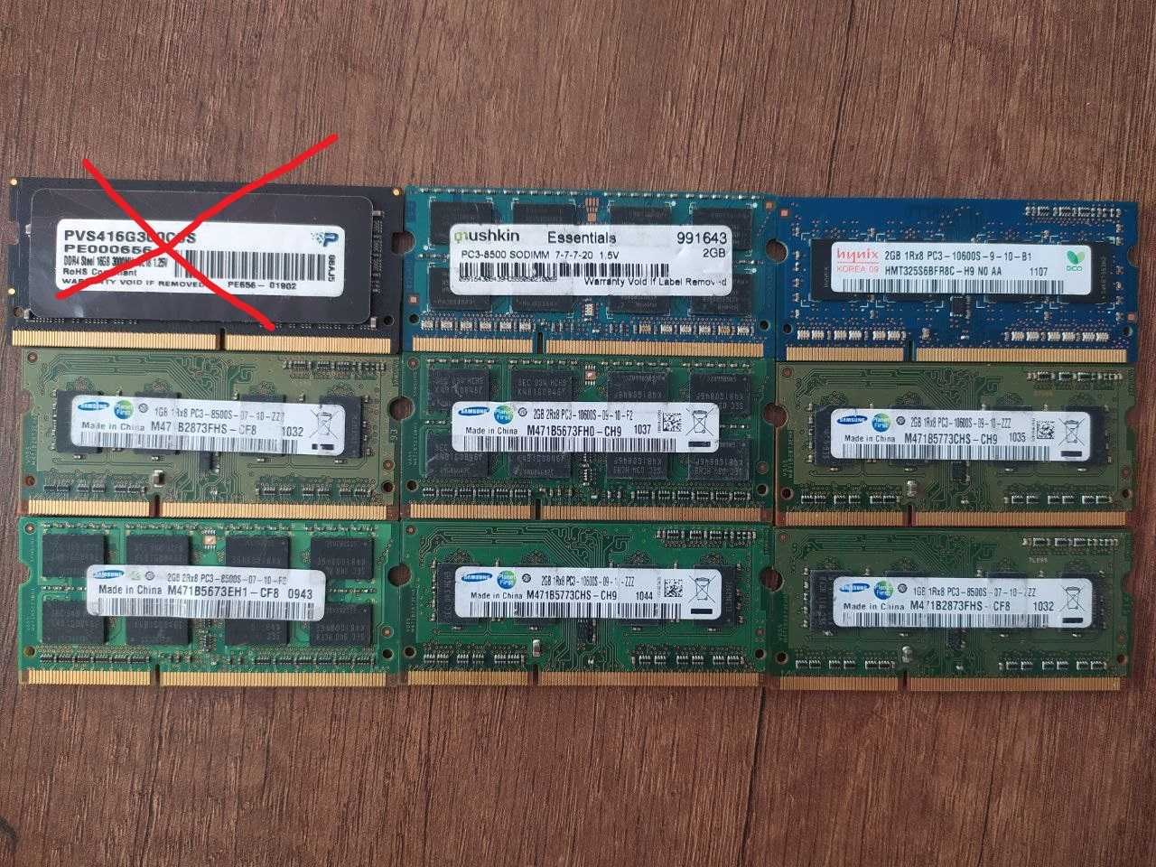 для ноутбука RAM DDR3 SO-DIMM 2Gb