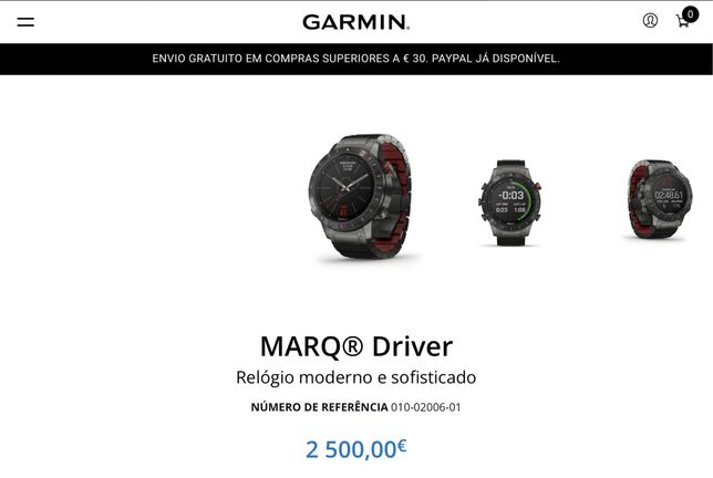 Relógio Garmin MARQ Driver - (selado) Fatura e Garantia