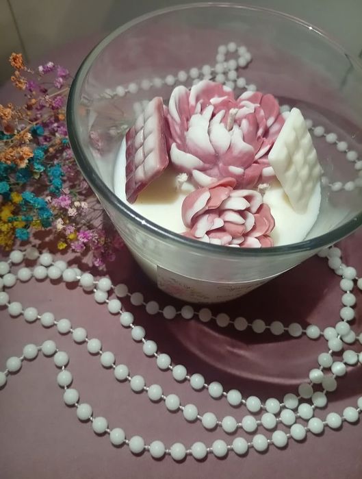 Świecą Sojową 100% Wosk naturalny