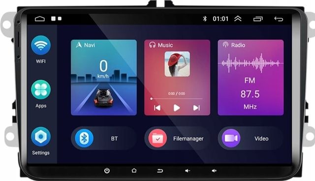 Nowe radio Android 13 4gb RAM 64gb ROM volkswagen, Skoda, seat