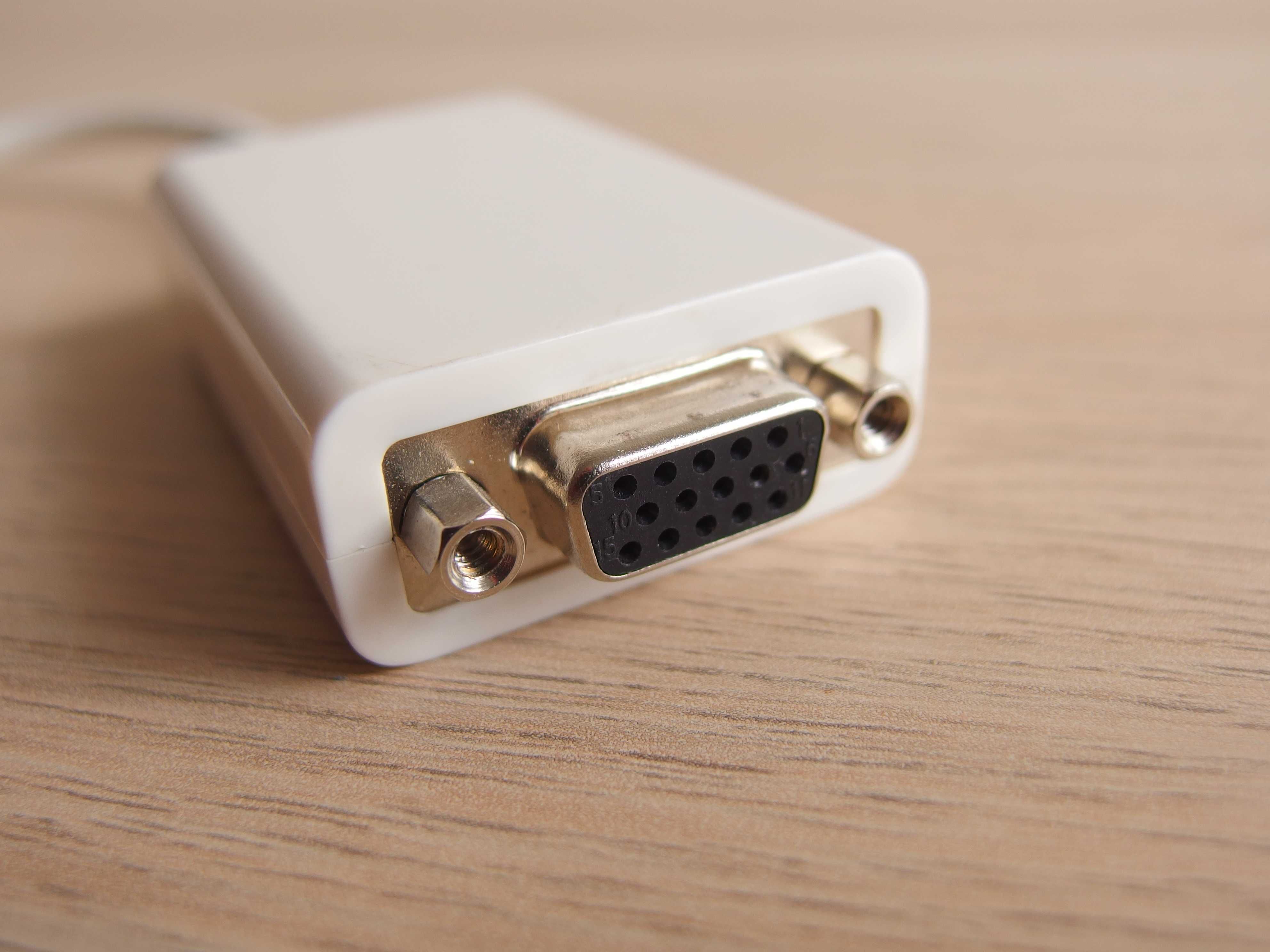 Adapter przejściówka Mini DisplayPort VGA DSUB
