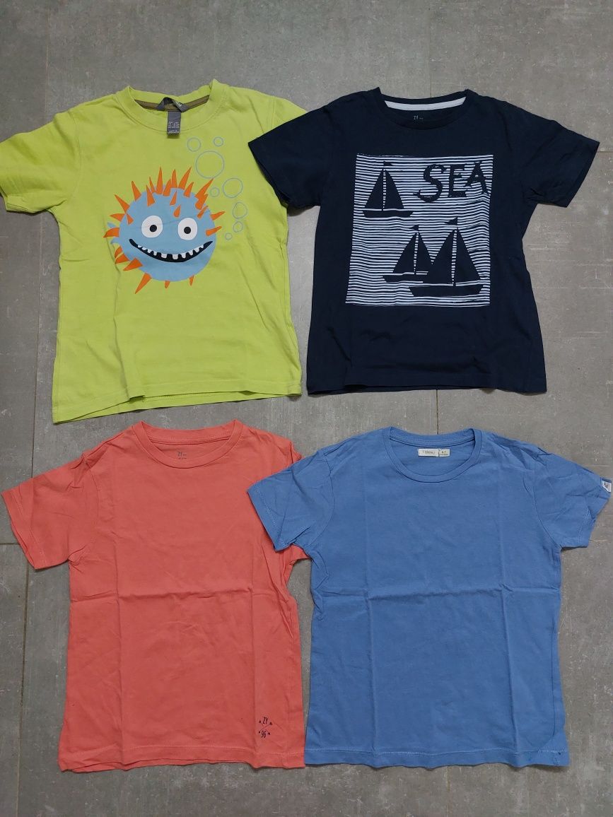 7 Tshirts e 2 polos marcas Lanidor,, Zara e Sfera, menino, 6/7