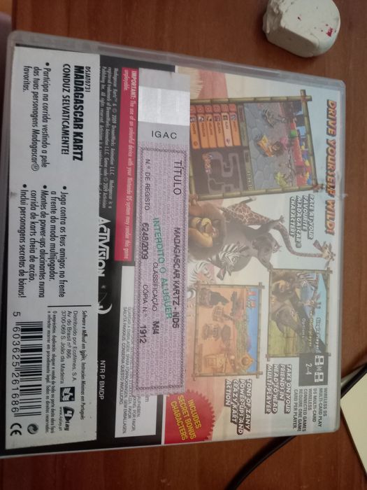 Caixa madagascar kartz DS