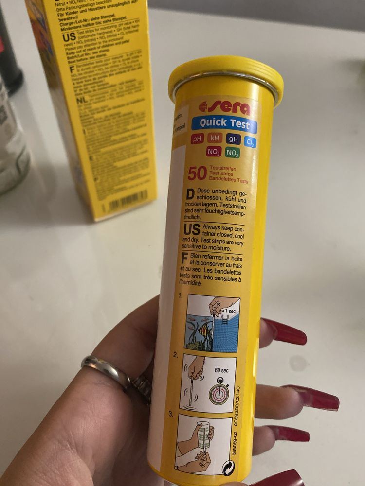 teste peixes quick teste