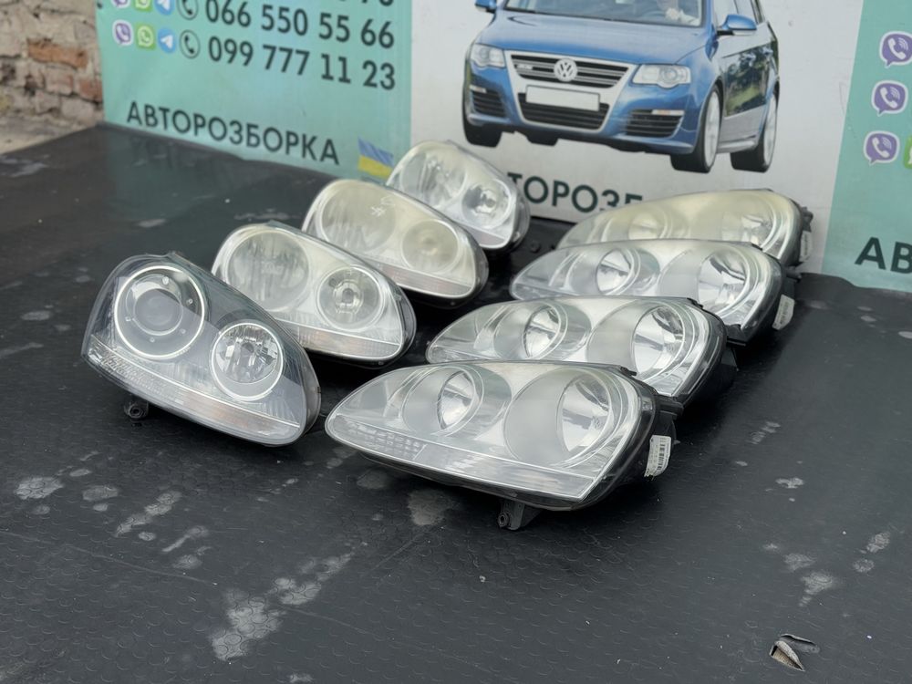 фари фара Фольксваген гольф 5 golf 5 jetta фонарь оптика ксенон фары