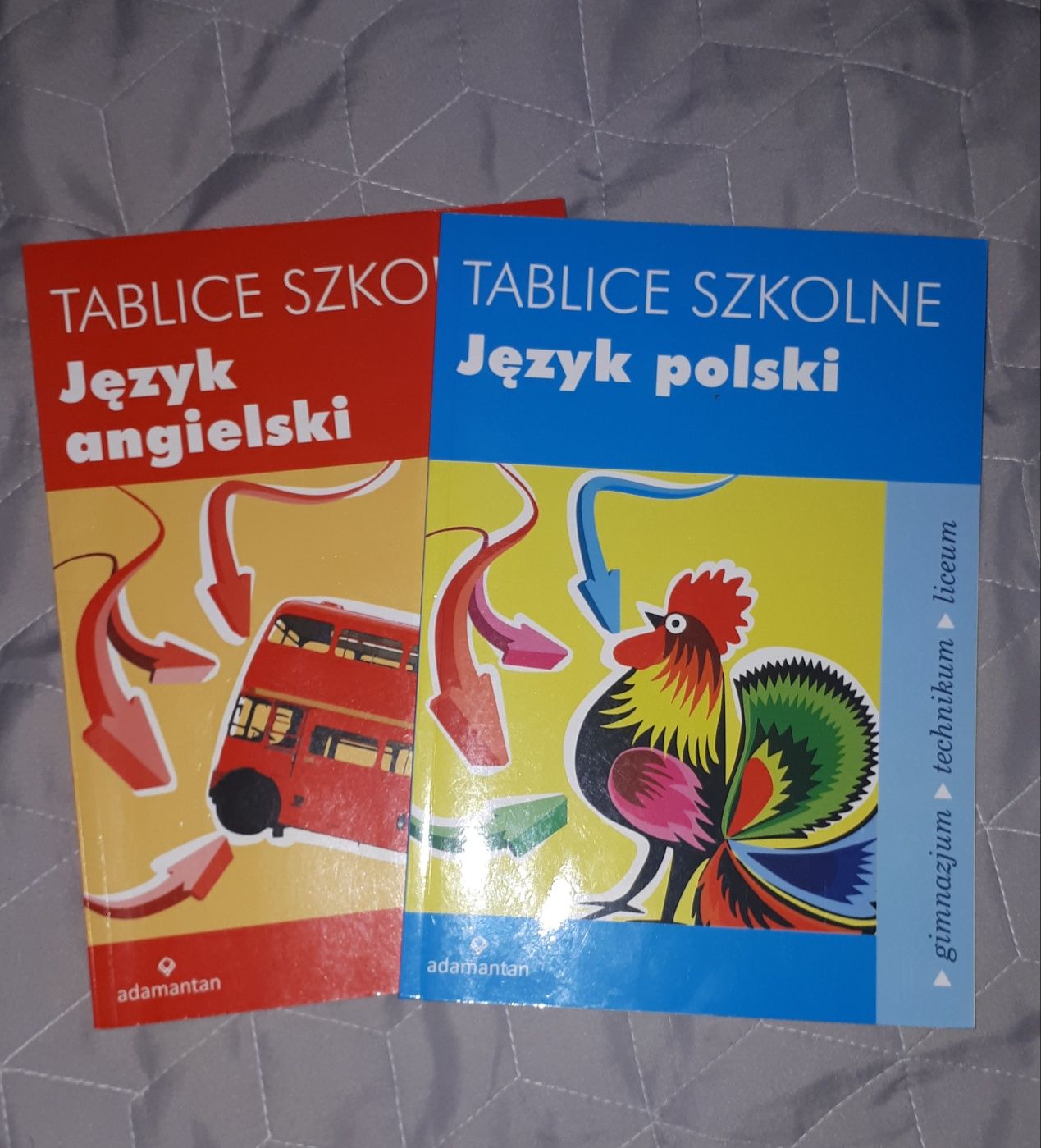 Tablice szkolne Język angielski i polski liceum technikum gimnazjum