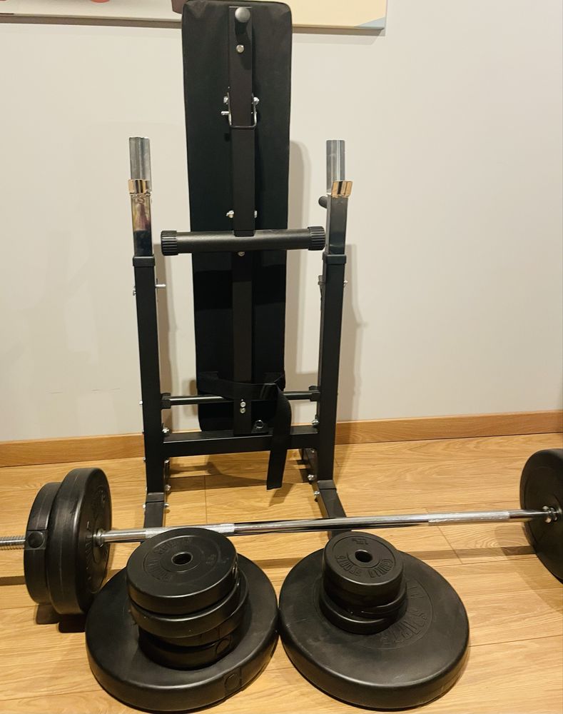 Ławka do ćwiczeń Gorilla Sports Zestaw