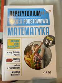 Repetytorium z matematyki klasy 4-6 greg