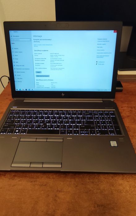 Laptop stacja robocza HP ZBook 15 g5