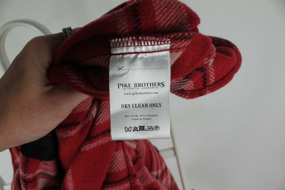Тепла вовняна сорочка Pike Brothers CPO Shirt 1943 Ohio Red Розмір Л