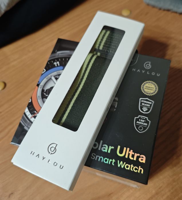 Смарт годинник Haylou Solar Ultra + фірмовий ремінець