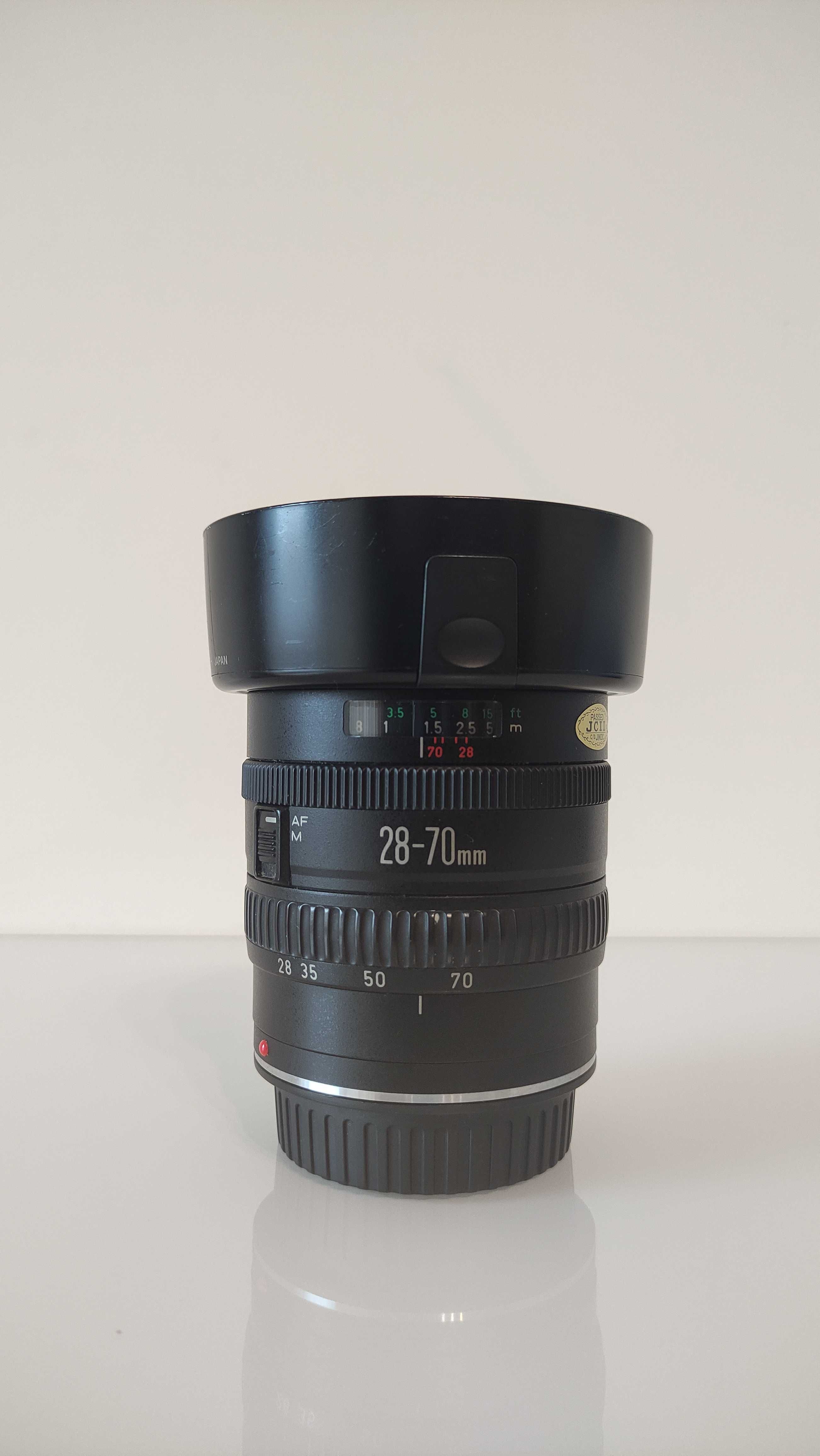 Canon 28 - 70 com parasol de origem