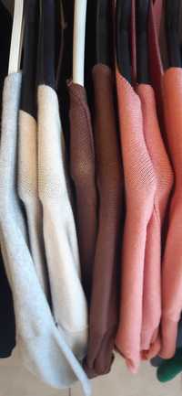 Długi sweter,  kolory