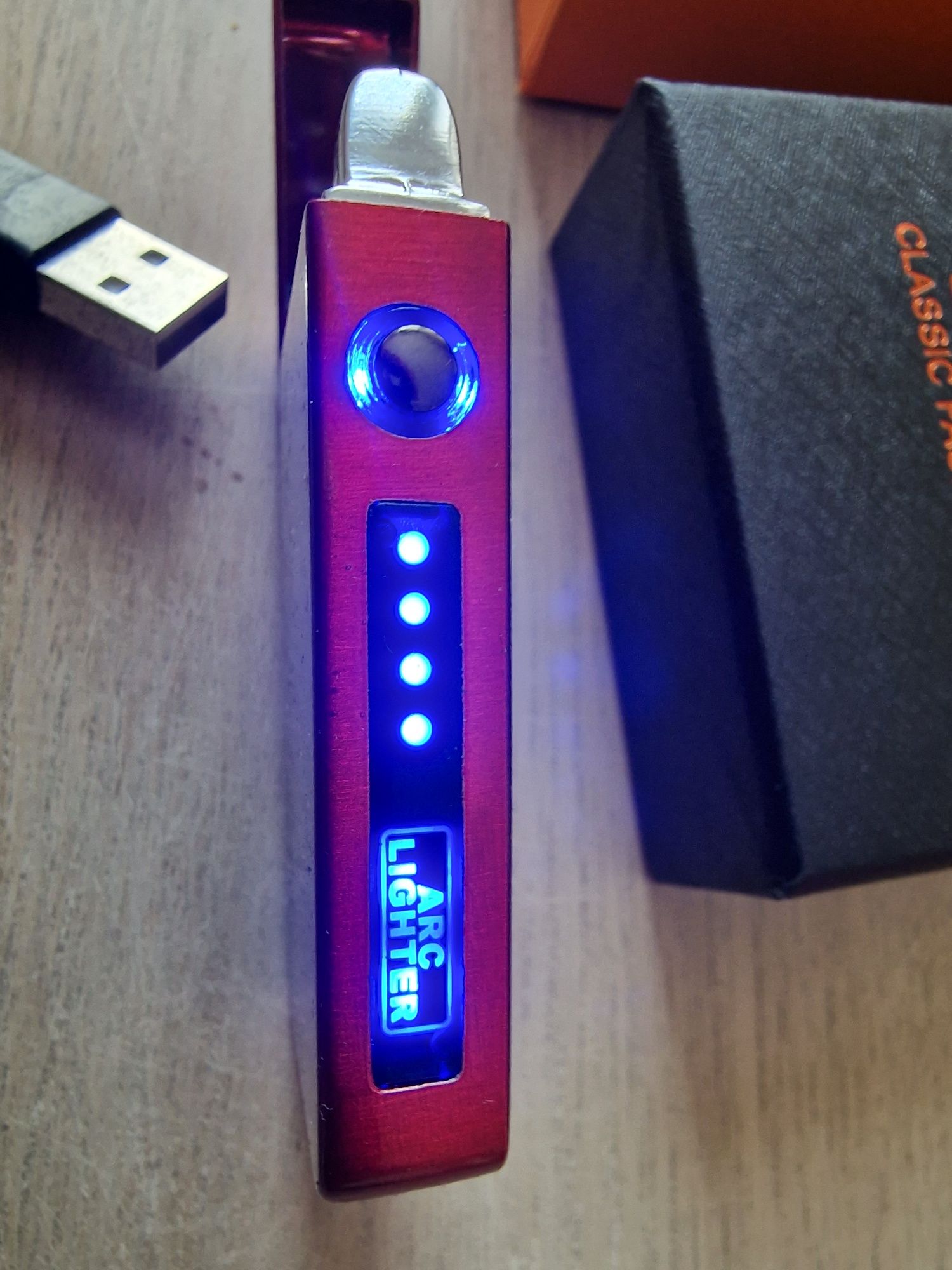 Zapalniczka Plazmowa USB Elektryczna Dotykowa LED