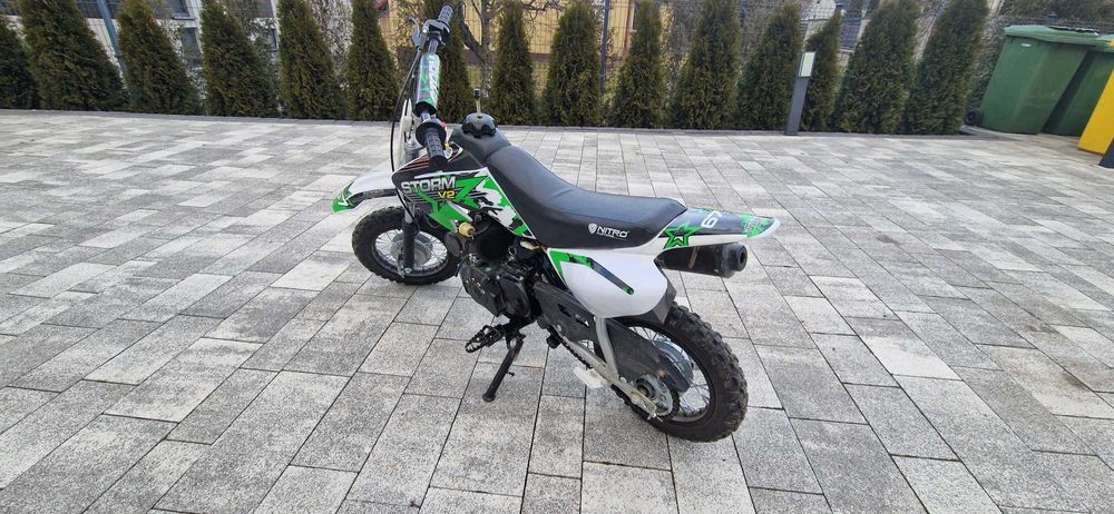 Cross mini  STORM 70 cc AUTOMAT MINI PIT BIKE 10" kros mini Storm V2