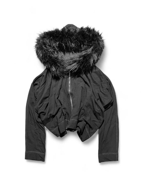 Зіпка чорна з мехом