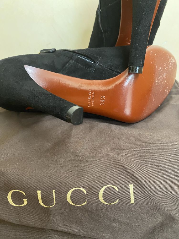 Ботильйони Gucci оригінал (36р) замш