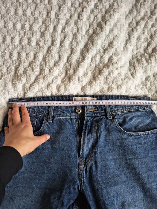 Джинси сині чоловічі Mango Men EUR 42, BOB Straight