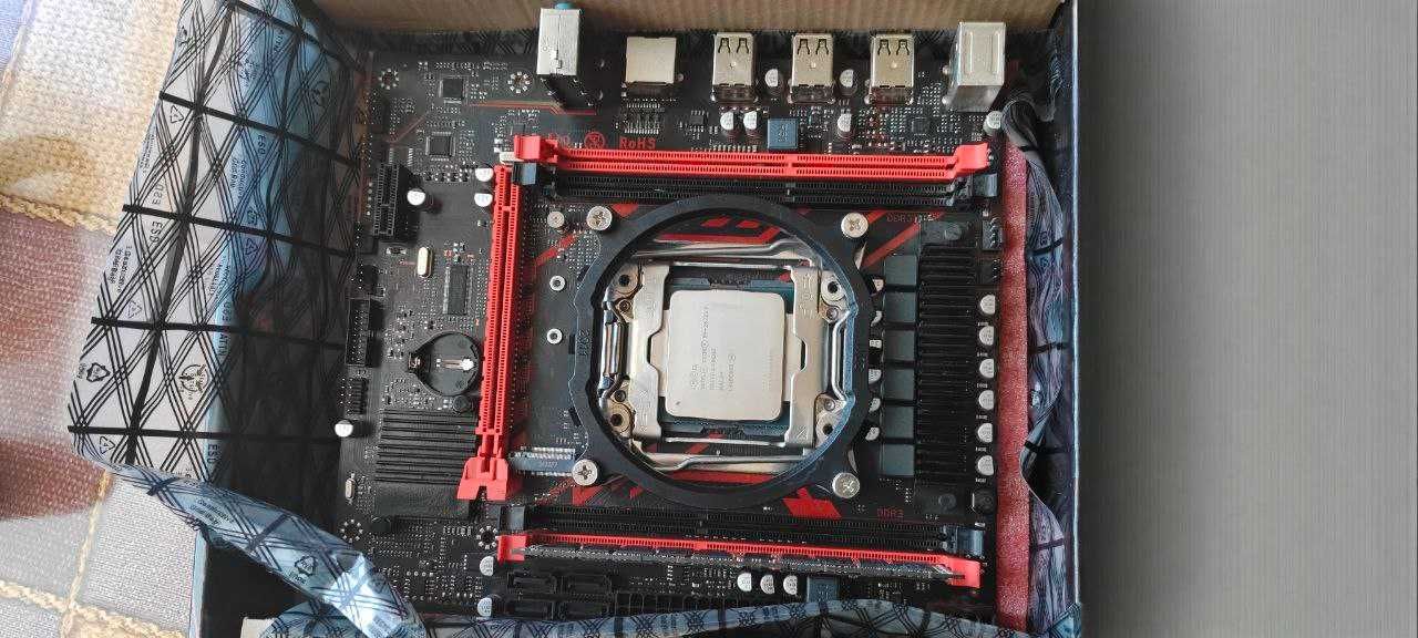 Материнська плата ZSUS X99 + XEON E5-2673v3 + DDR3 16Gb