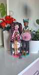 Draculaura clawd wolf Forbitten love monster high schools out school's
