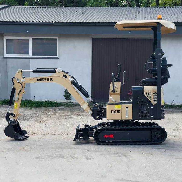 Minikoparka MEYER EX10 rozsuwane gąsienice silnik BRIGGS LEASING