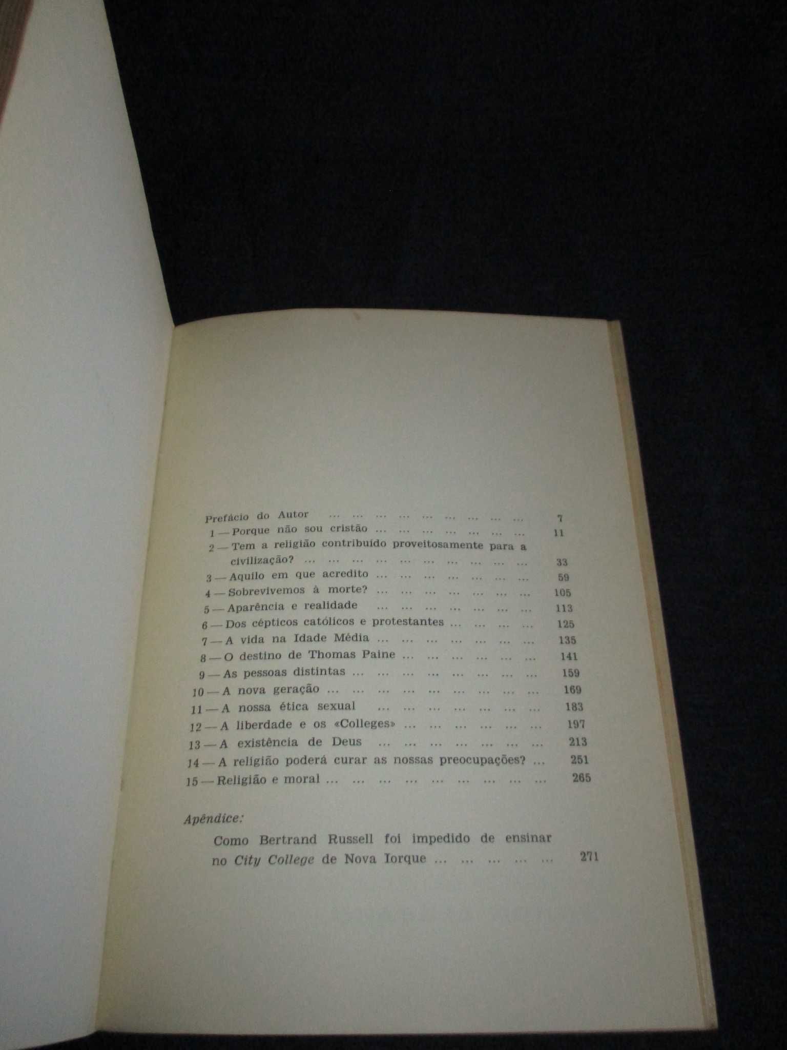 Livro Porque não sou cristão Bertrand Russell