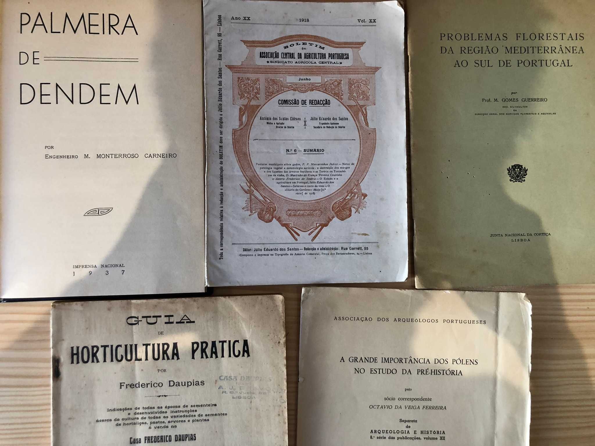 Livros, revistas e brochuras sobre Agricultura