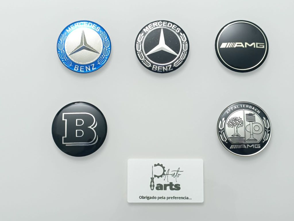 Emblemas para volante de Smart e Mercedes