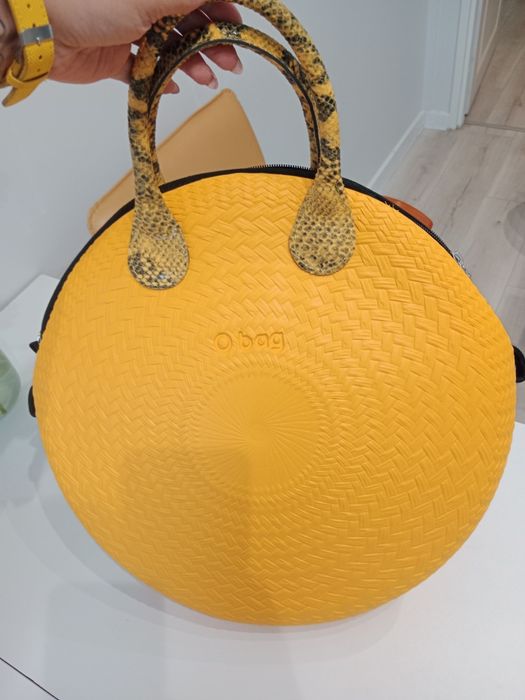 Torebka O BAG twister żółta
