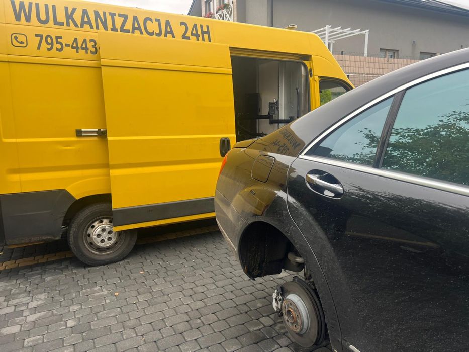 Mobilna wulkanizacja 24/7 Sosnowiec i okolice wymiana opon naprawa