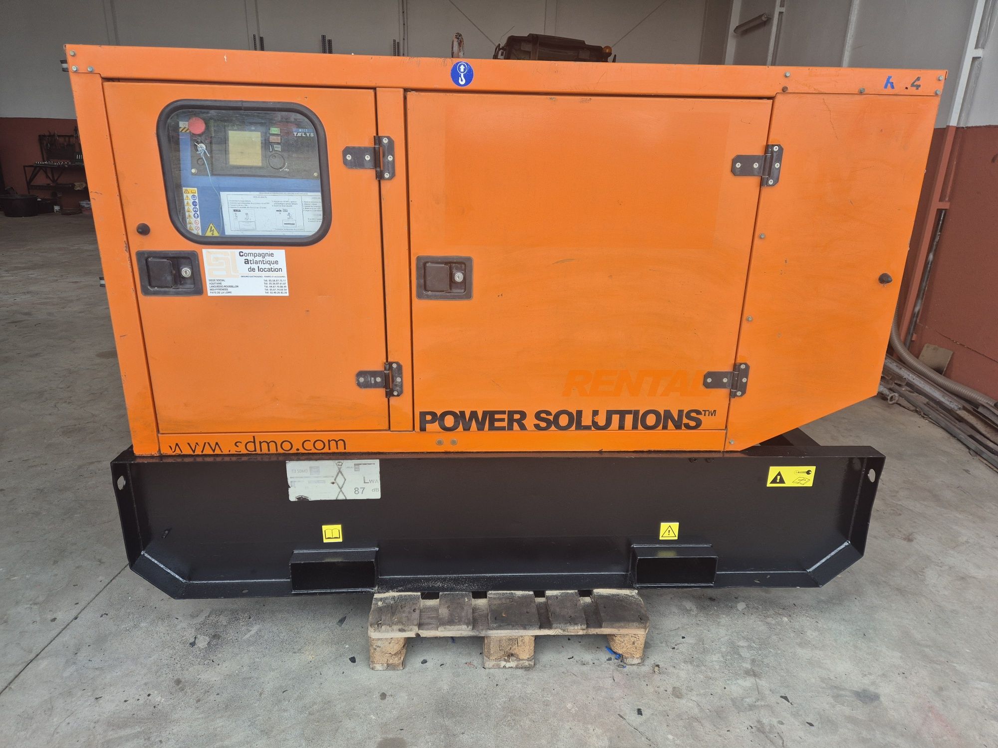 Generator prądu SDMO 45 KVA diesel