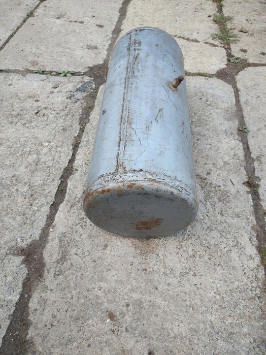 Stary bojler zbiornik na wode piaskarka pług kompresor 110x46 cm DIY