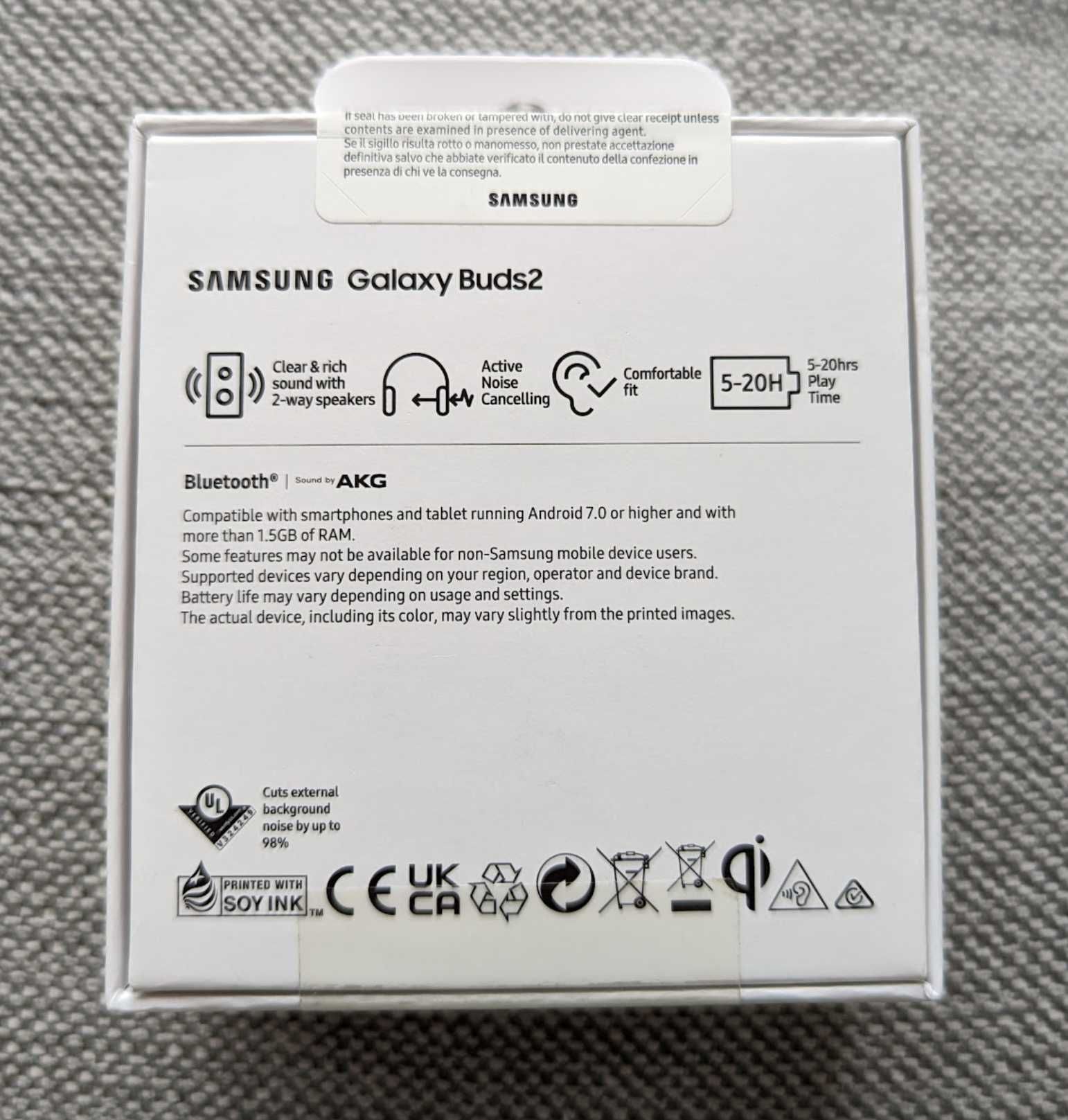 Słuchawki bezprzewodowe Samsung Galaxy Buds2 | NOWE | Gwarancja | W-wa