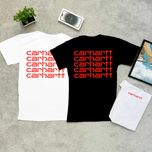 Биг Лого Принт | Футболка Carhartt Fading | С М Л ХЛ | Белая / Черная