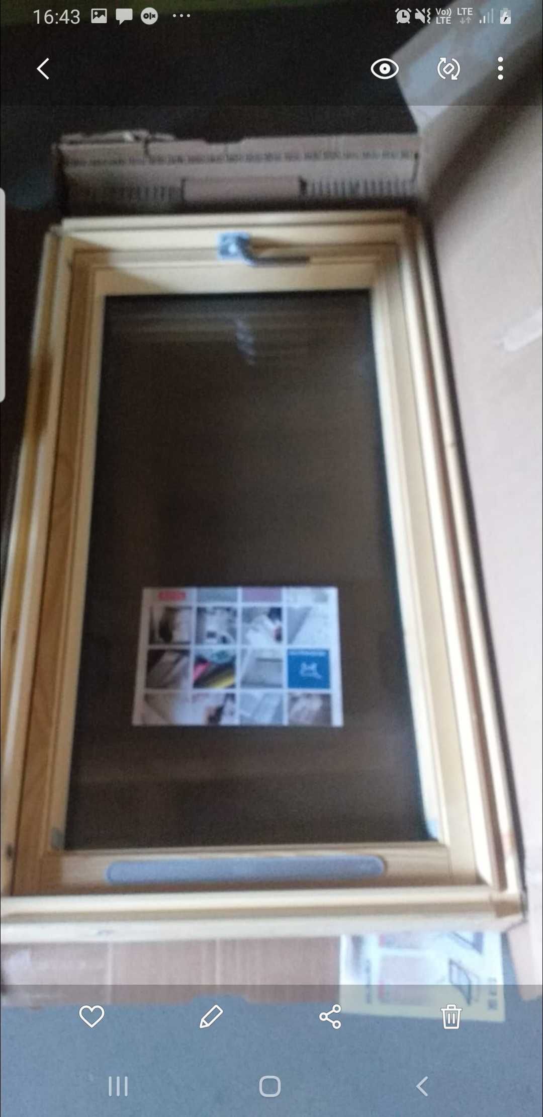 Okna dachowe drewniane 3 szybowe Velux