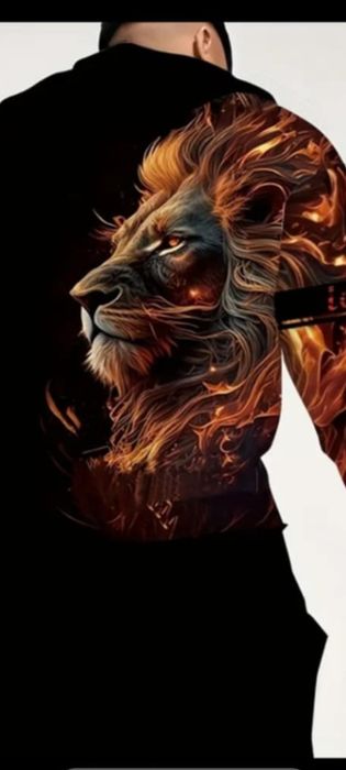 Чоловічий спортивний костюм з 3 D малюнком