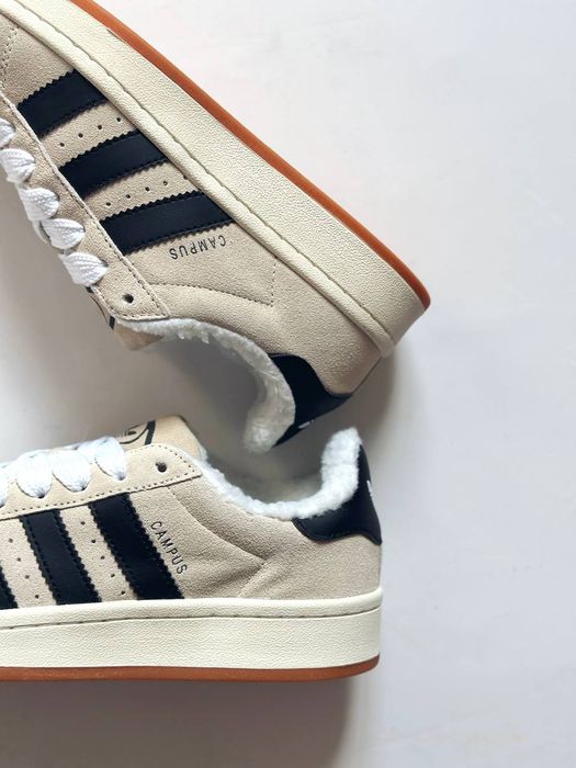 Женские Кроссовки С МЕХОМ (36-41) Новые Адидас Кампус зимние