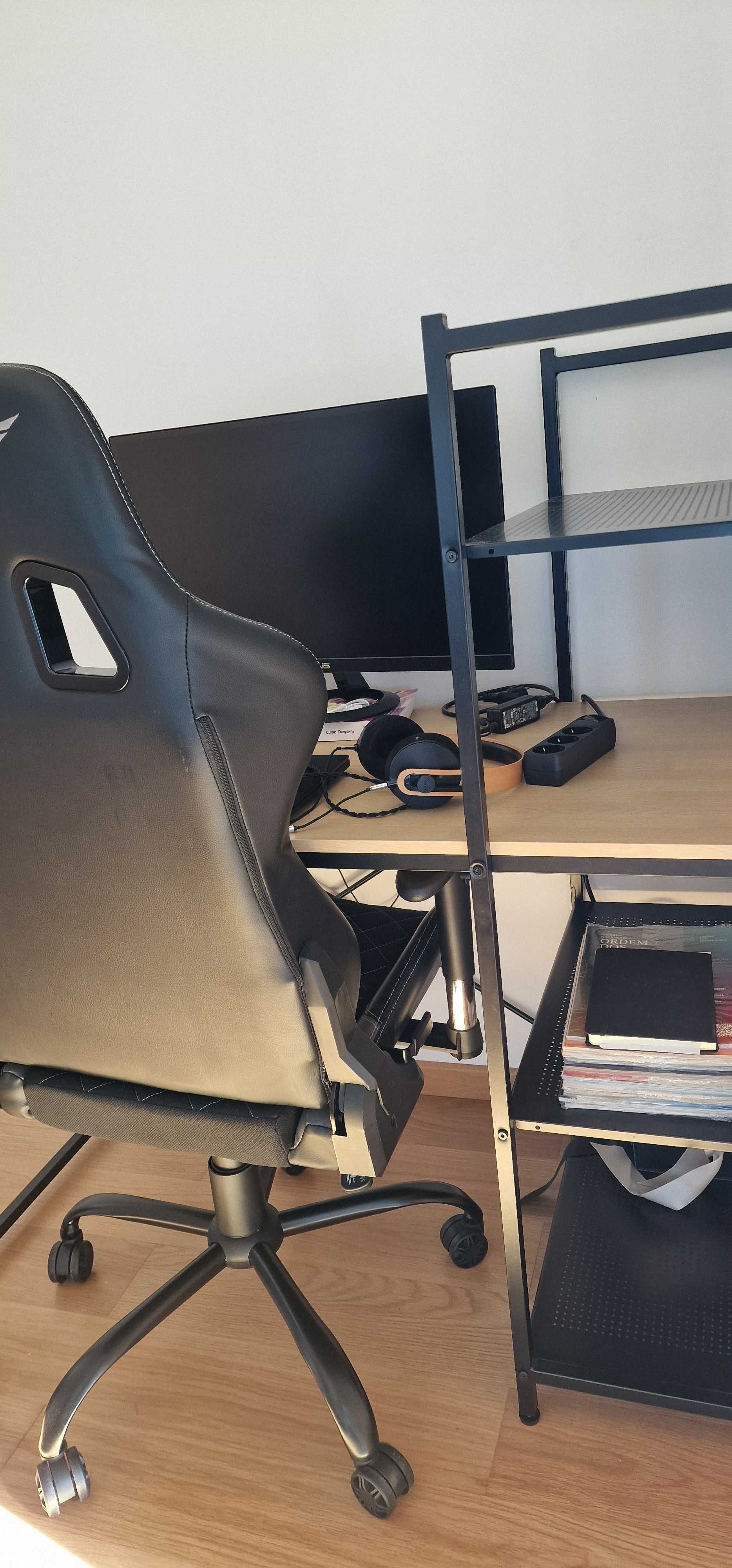 Secretaria e cadeira gamer gxt