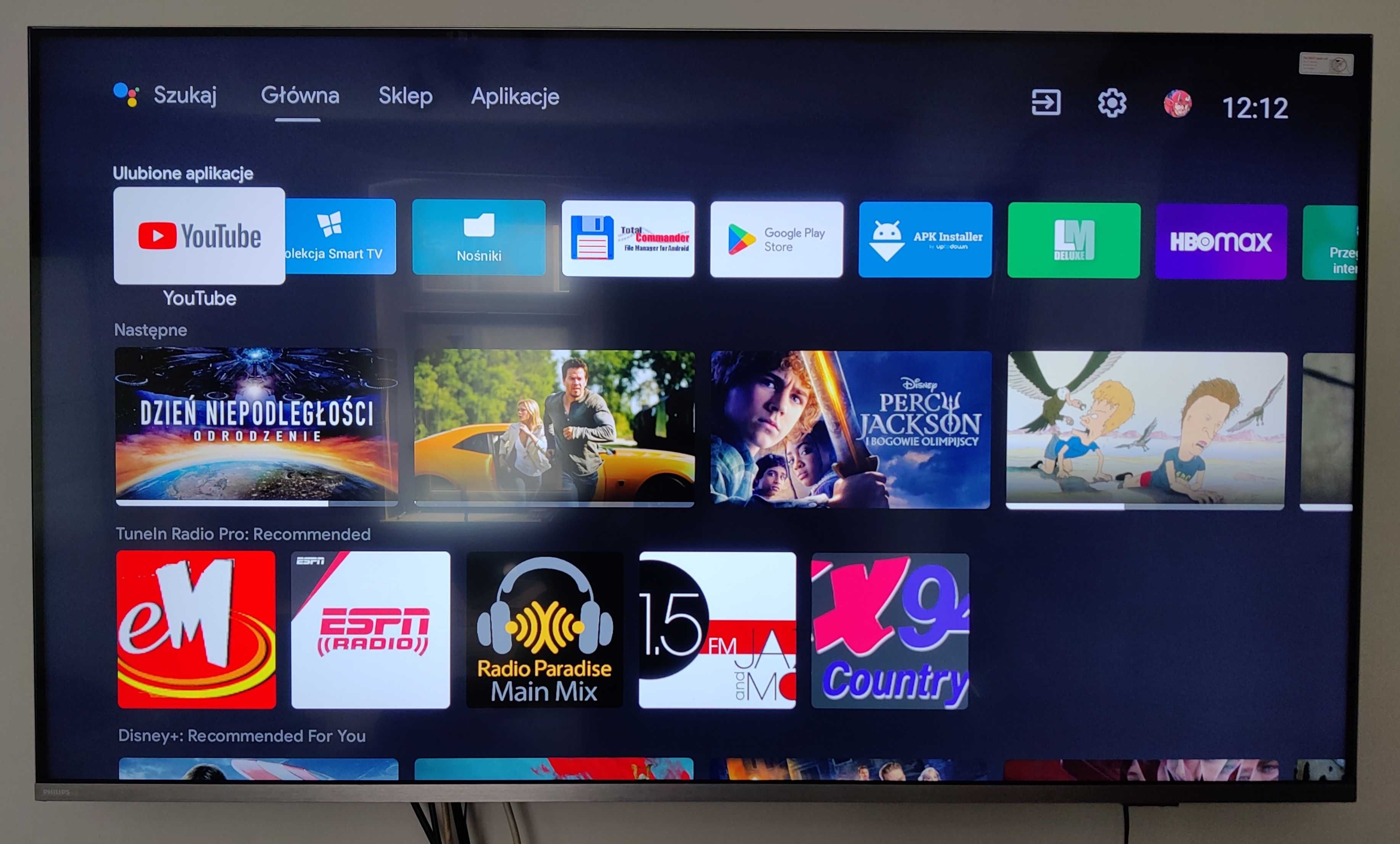 TV Philips 55" 4K UHD LED Ambilight Android OPIS
